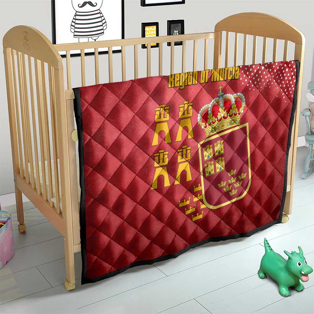 Region of Murcia Flag Quilt Autonomous Community of Spain - Wonder Print Shop