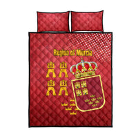 Region of Murcia Flag Quilt Bed Set Autonomous Community of Spain - Wonder Print Shop