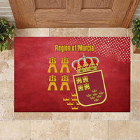 Region of Murcia Flag Rubber Doormat Autonomous Community of Spain - Wonder Print Shop