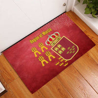 Region of Murcia Flag Rubber Doormat Autonomous Community of Spain - Wonder Print Shop