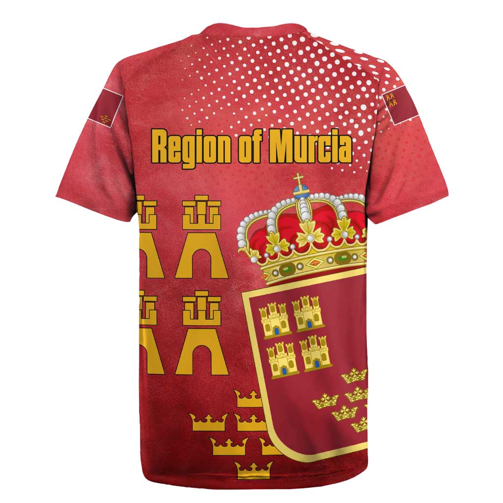 Region of Murcia Flag Rugby Jersey Autonomous Community of Spain - Wonder Print Shop