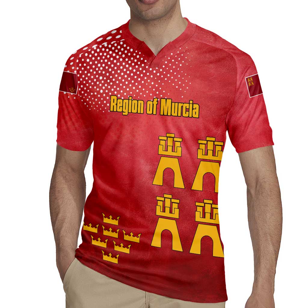 Region of Murcia Flag Rugby Jersey Autonomous Community of Spain - Wonder Print Shop