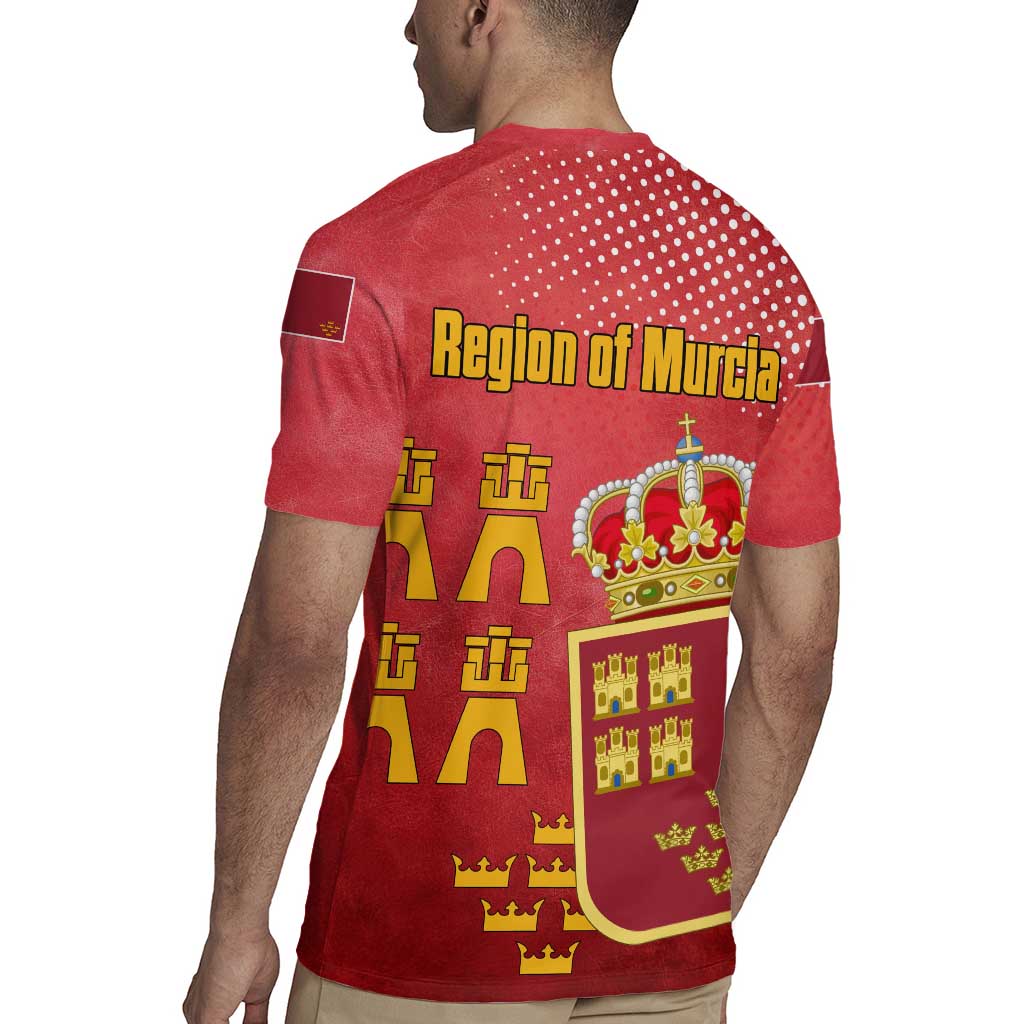 Region of Murcia Flag Rugby Jersey Autonomous Community of Spain - Wonder Print Shop