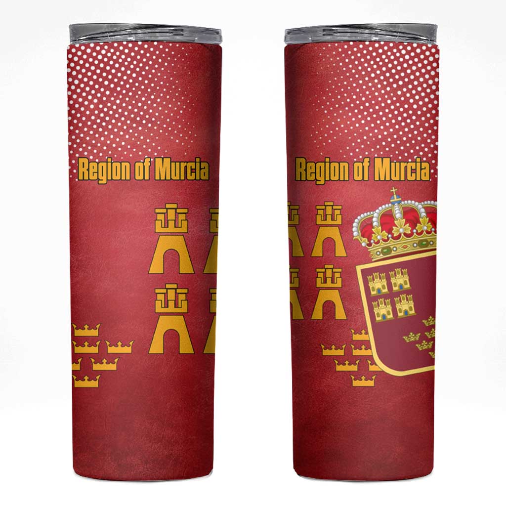 Region of Murcia Flag Skinny Tumbler Autonomous Community of Spain - Wonder Print Shop