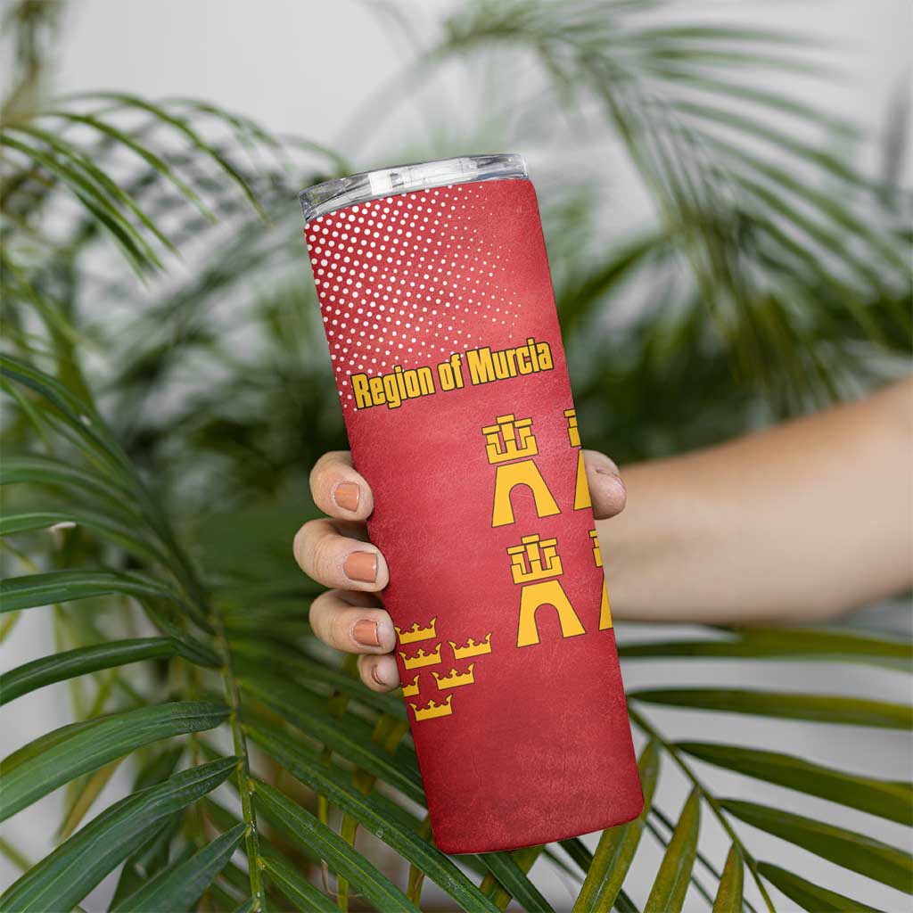 Region of Murcia Flag Skinny Tumbler Autonomous Community of Spain - Wonder Print Shop