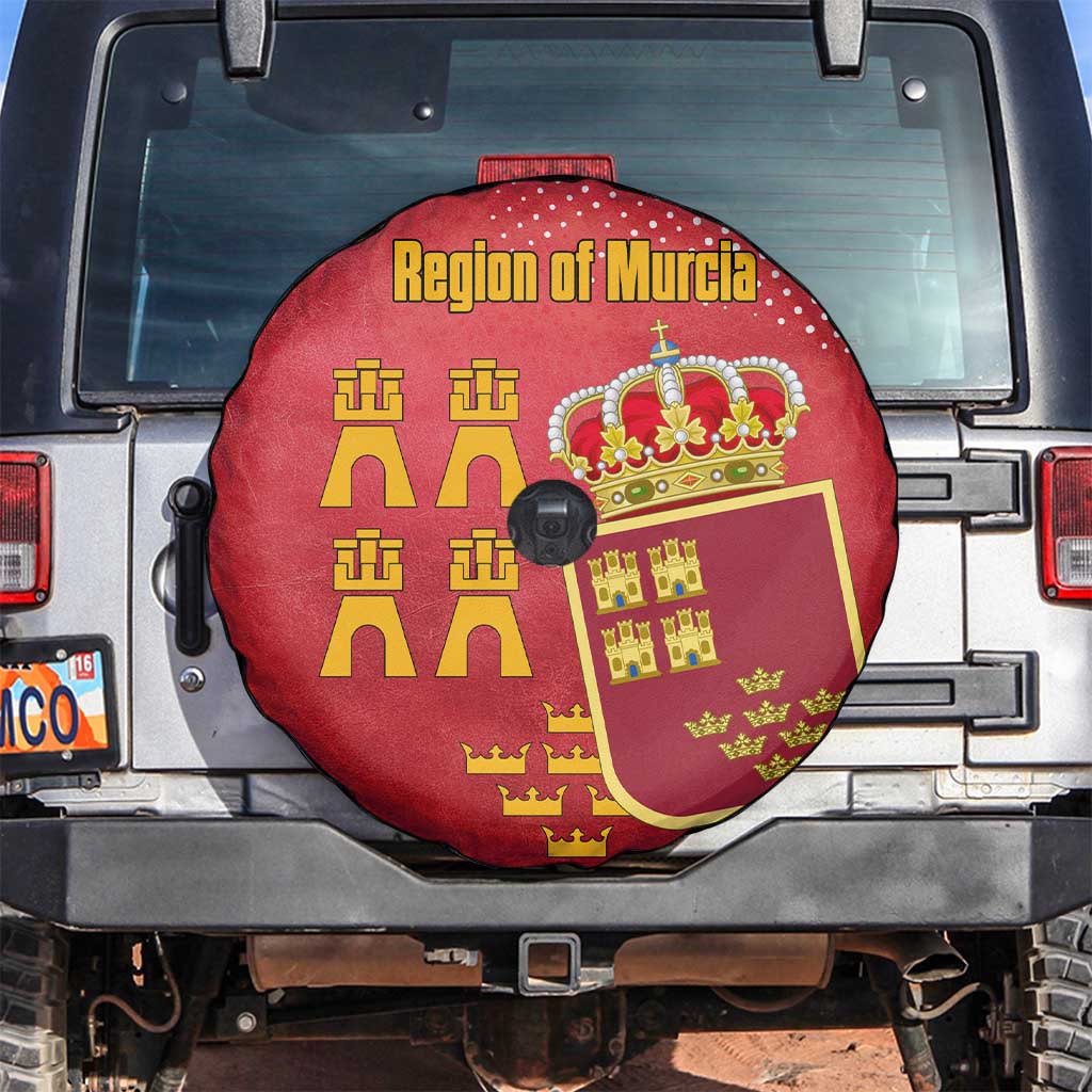 Region of Murcia Flag Spare Tire Cover Autonomous Community of Spain - Wonder Print Shop