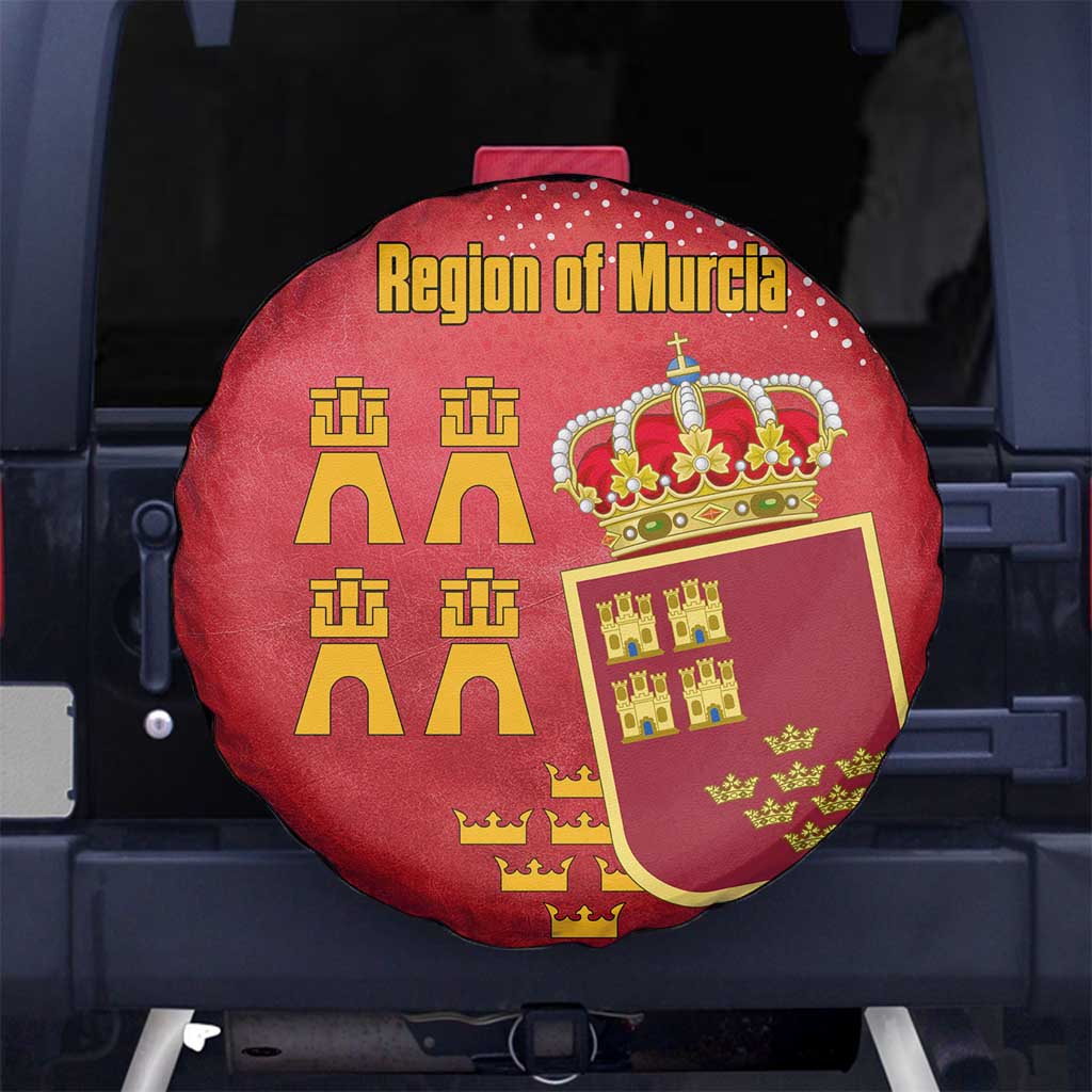 Region of Murcia Flag Spare Tire Cover Autonomous Community of Spain - Wonder Print Shop