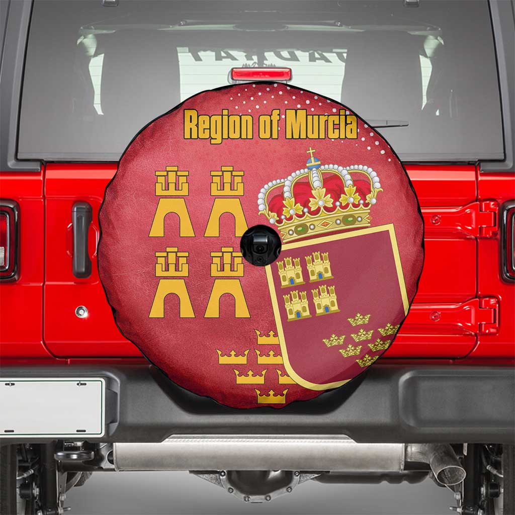 Region of Murcia Flag Spare Tire Cover Autonomous Community of Spain - Wonder Print Shop