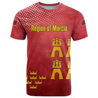 Region of Murcia Flag T Shirt Autonomous Community of Spain - Wonder Print Shop
