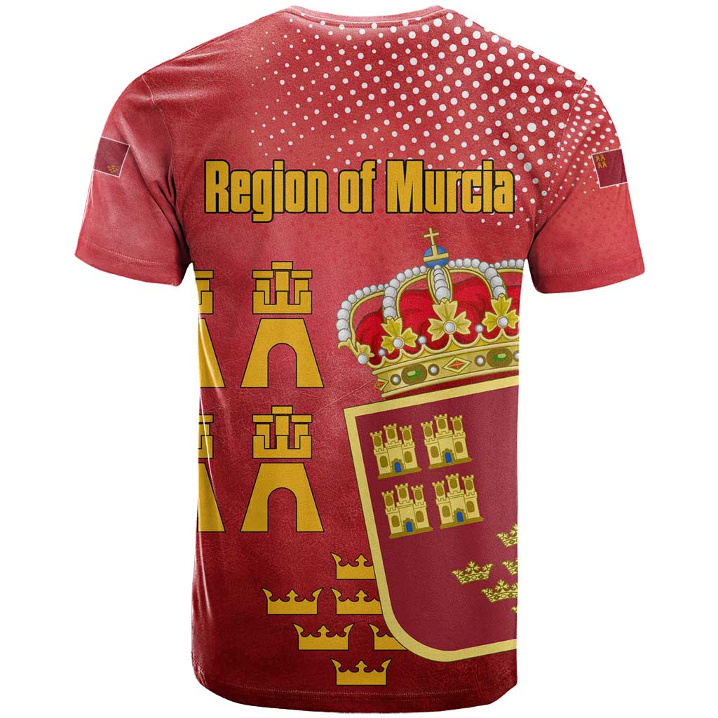 Region of Murcia Flag T Shirt Autonomous Community of Spain - Wonder Print Shop
