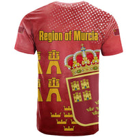 Region of Murcia Flag T Shirt Autonomous Community of Spain - Wonder Print Shop