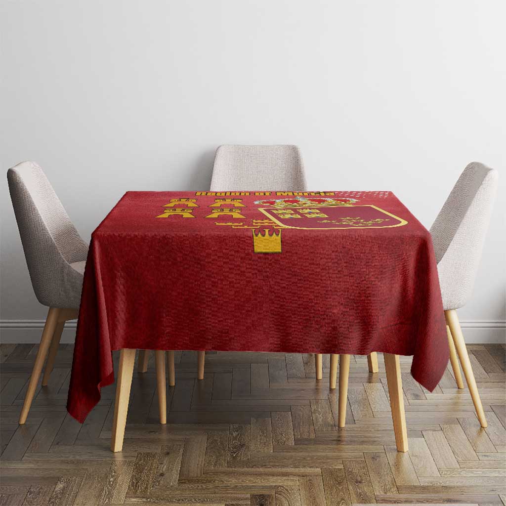 Region of Murcia Flag Tablecloth Autonomous Community of Spain - Wonder Print Shop