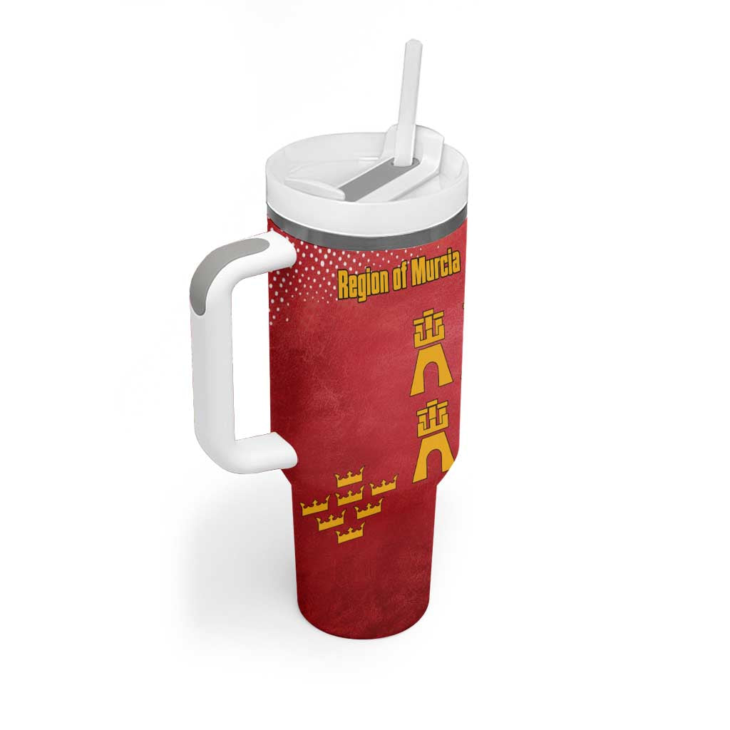 Region of Murcia Flag Tumbler With Handle Autonomous Community of Spain - Wonder Print Shop