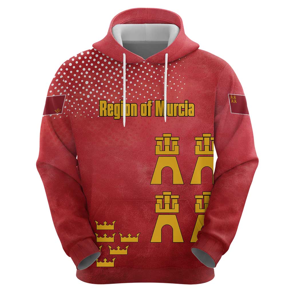 Region of Murcia Flag Zip Hoodie Autonomous Community of Spain - Wonder Print Shop