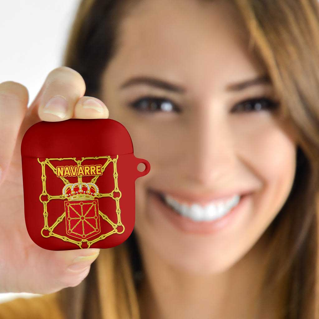 Navarre Flag AirPods Case Autonomous Community of Spain - Wonder Print Shop