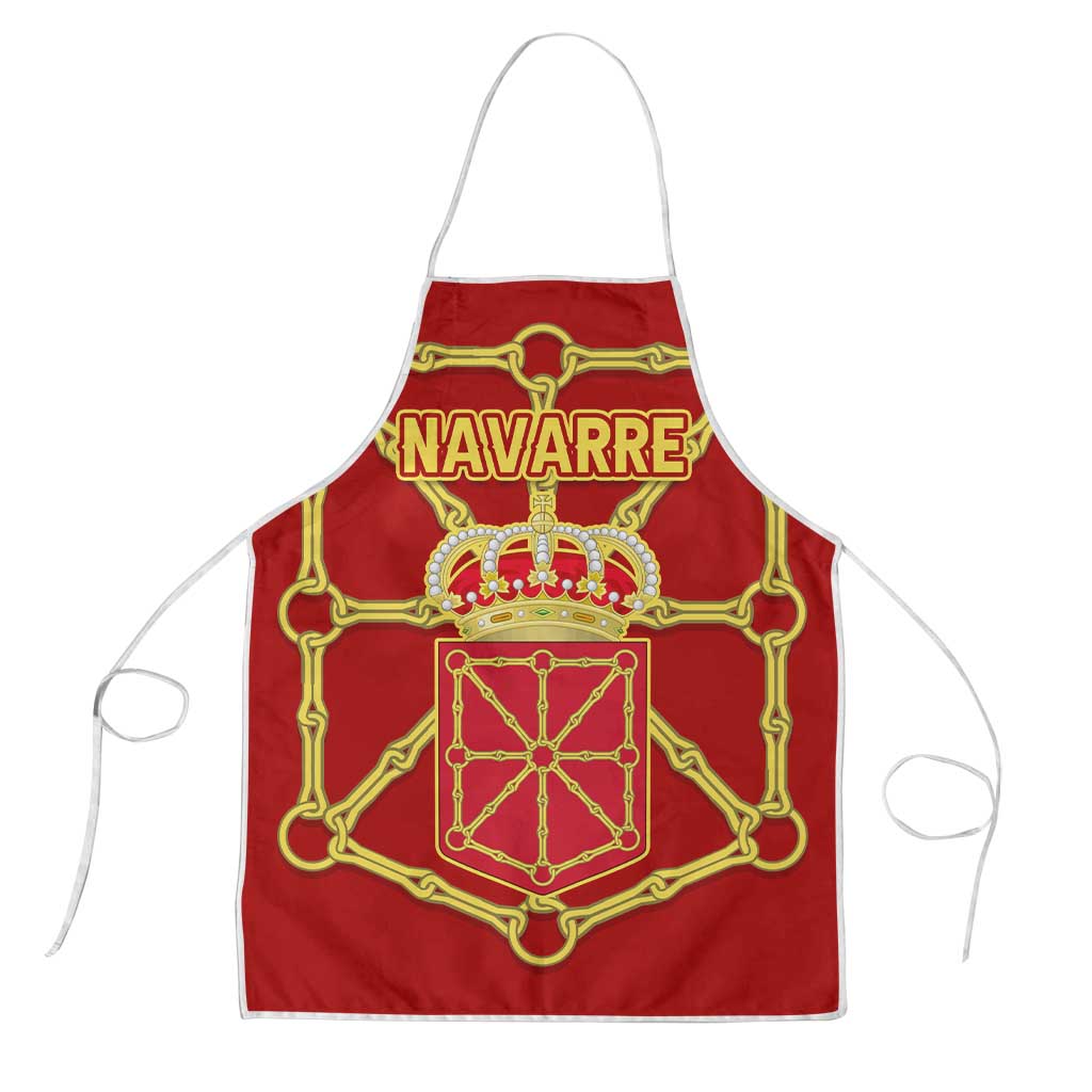 Navarre Flag Apron Autonomous Community of Spain - Wonder Print Shop
