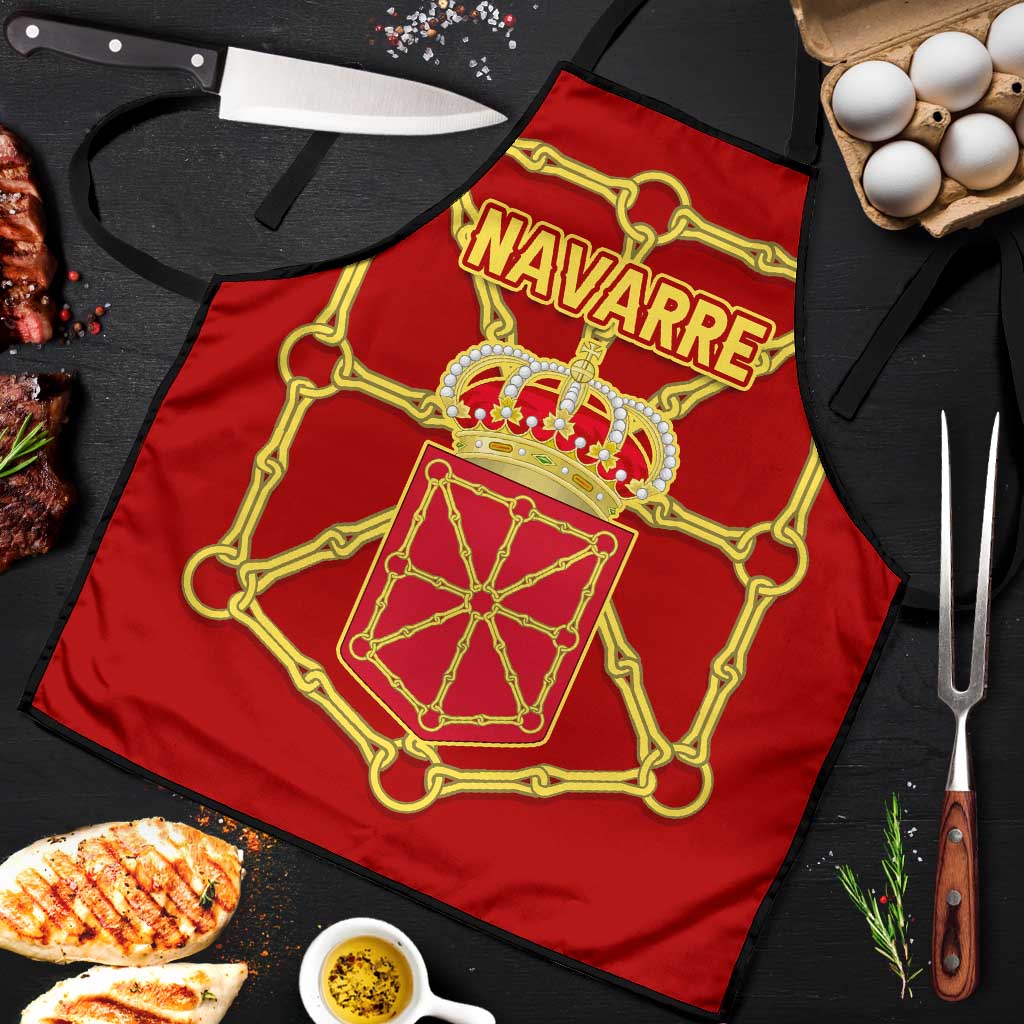 Navarre Flag Apron Autonomous Community of Spain - Wonder Print Shop
