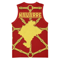 Navarre Flag Basketball Jersey Autonomous Community of Spain - Wonder Print Shop