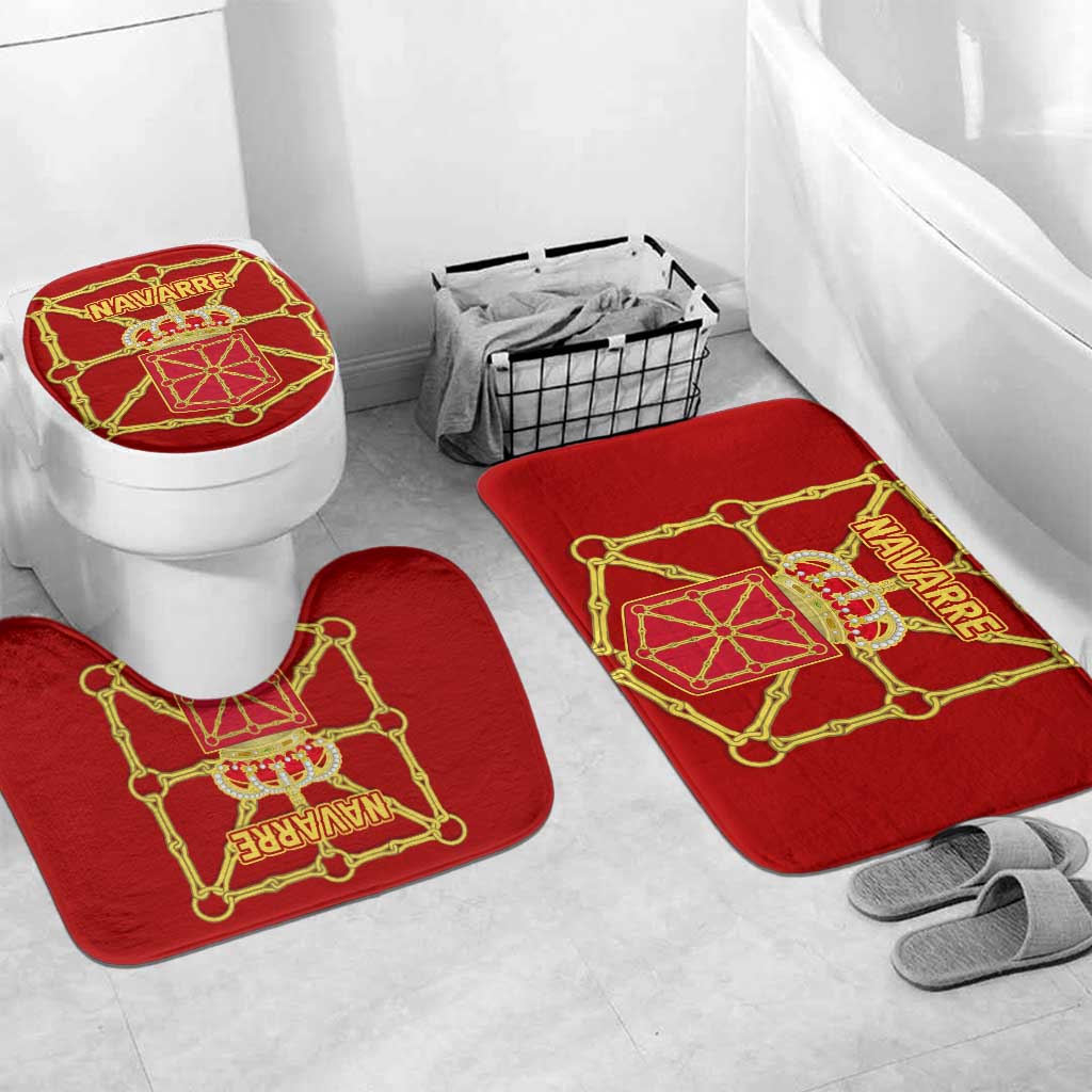 Navarre Flag Bathroom Set Autonomous Community of Spain - Wonder Print Shop