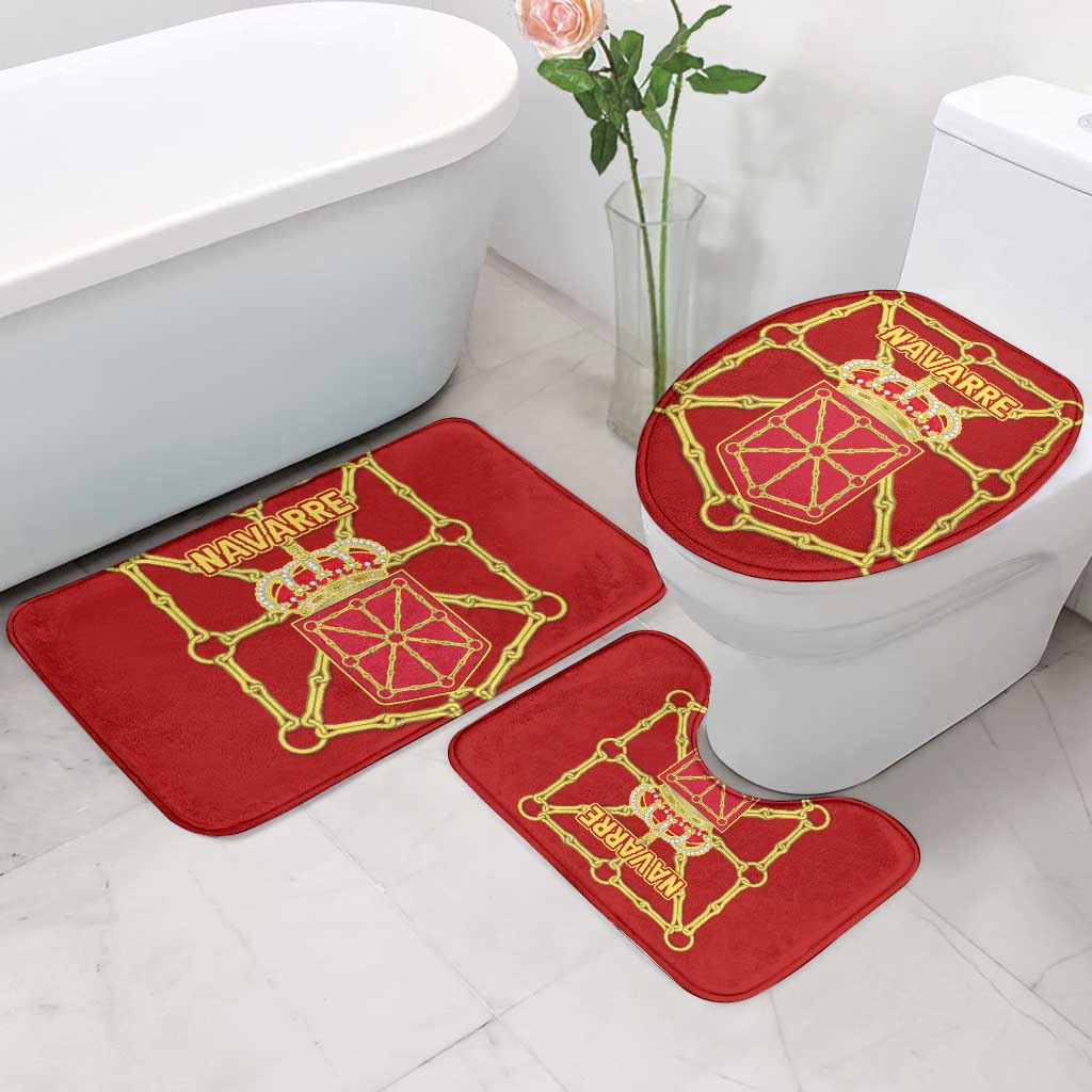 Navarre Flag Bathroom Set Autonomous Community of Spain - Wonder Print Shop