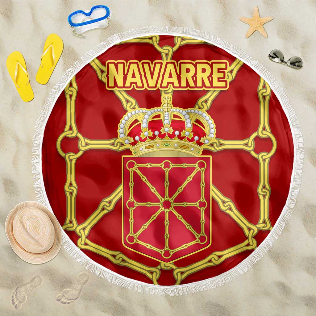 Navarre Flag Beach Blanket Autonomous Community of Spain - Wonder Print Shop