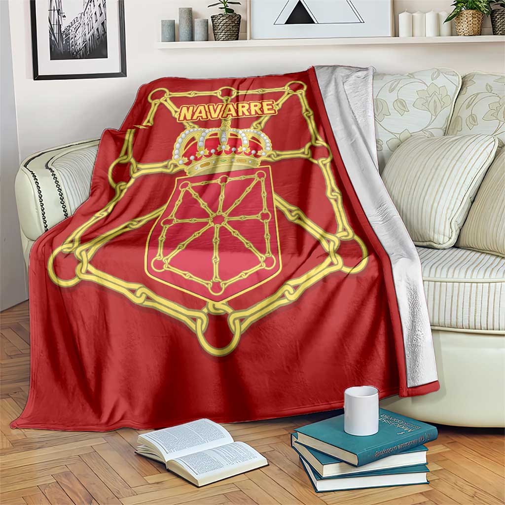 Navarre Flag Blanket Autonomous Community of Spain - Wonder Print Shop