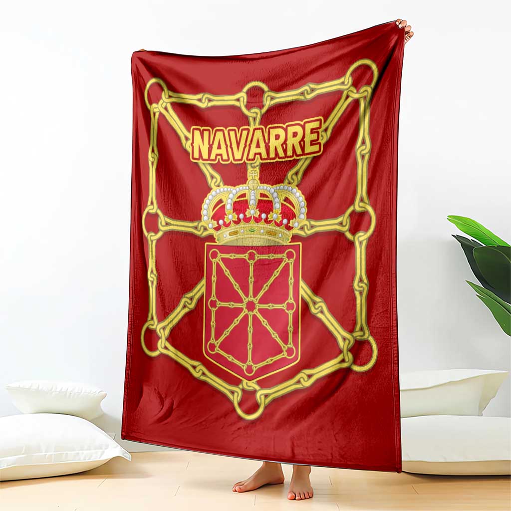 Navarre Flag Blanket Autonomous Community of Spain - Wonder Print Shop