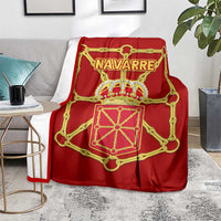 Navarre Flag Blanket Autonomous Community of Spain - Wonder Print Shop