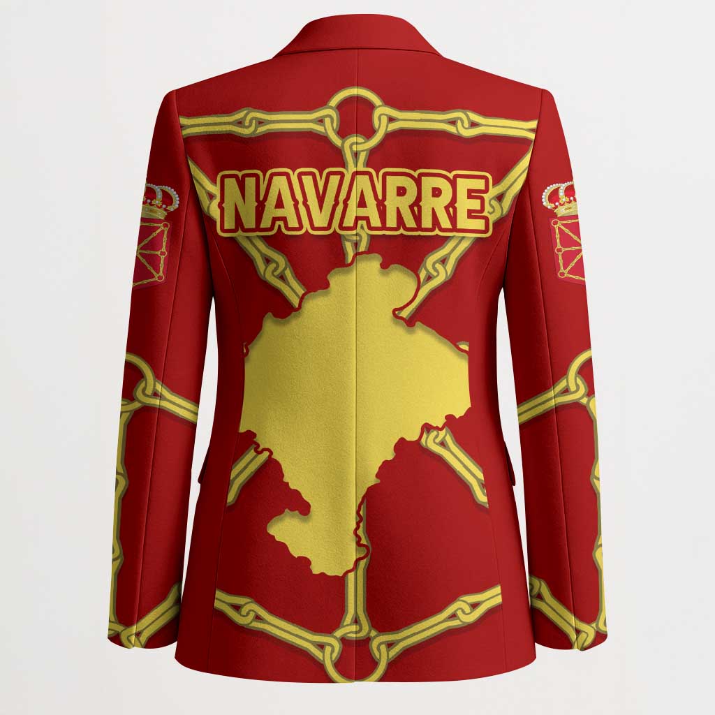 Navarre Flag Blazer Autonomous Community of Spain - Wonder Print Shop