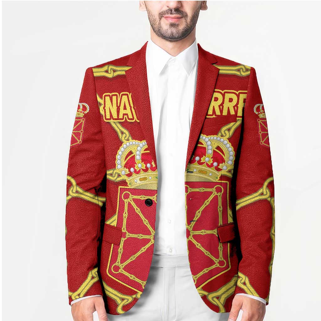 Navarre Flag Blazer Autonomous Community of Spain - Wonder Print Shop