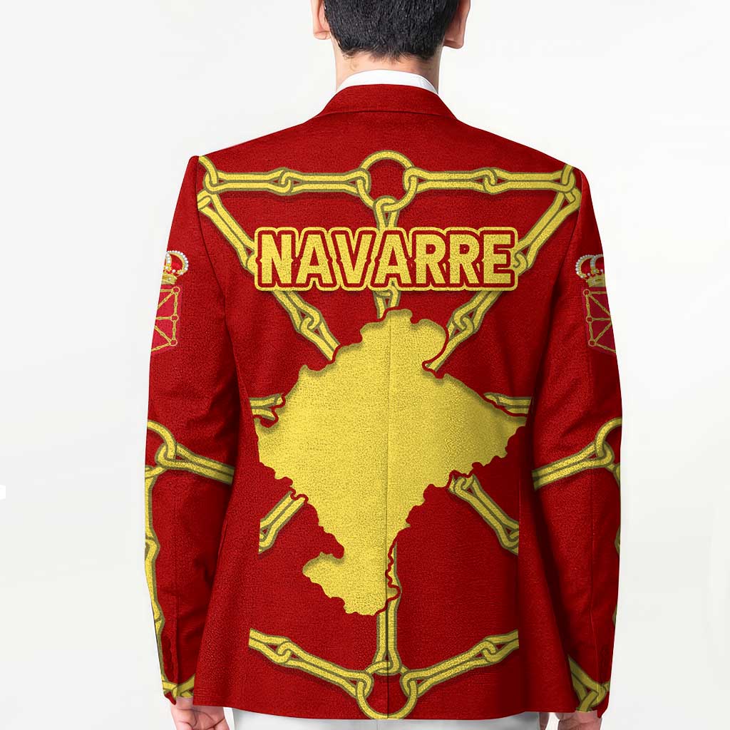 Navarre Flag Blazer Autonomous Community of Spain - Wonder Print Shop