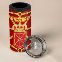 Navarre Flag 4 in 1 Can Cooler Tumbler Autonomous Community of Spain - Wonder Print Shop