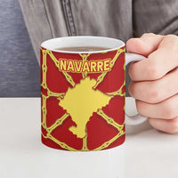 Navarre Flag Ceramic Mug Autonomous Community of Spain - Wonder Print Shop