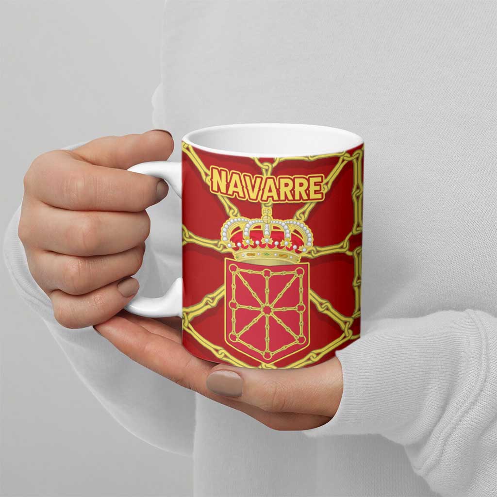 Navarre Flag Ceramic Mug Autonomous Community of Spain - Wonder Print Shop