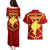 Navarre Flag Couples Matching Puletasi and Hawaiian Shirt Autonomous Community of Spain - Wonder Print Shop