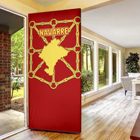 Navarre Flag Door Cover Autonomous Community of Spain - Wonder Print Shop