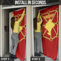 Navarre Flag Door Cover Autonomous Community of Spain - Wonder Print Shop