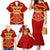 Navarre Flag Family Matching Mermaid Dress and Hawaiian Shirt Autonomous Community of Spain - Wonder Print Shop