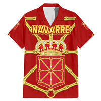 Navarre Flag Family Matching Mermaid Dress and Hawaiian Shirt Autonomous Community of Spain - Wonder Print Shop