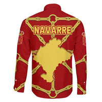 Navarre Flag Family Matching Mermaid Dress and Hawaiian Shirt Autonomous Community of Spain - Wonder Print Shop