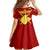 Navarre Flag Family Matching Off Shoulder Maxi Dress and Hawaiian Shirt Autonomous Community of Spain - Wonder Print Shop
