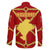 Navarre Flag Family Matching Off Shoulder Maxi Dress and Hawaiian Shirt Autonomous Community of Spain - Wonder Print Shop