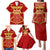 Navarre Flag Family Matching Puletasi and Hawaiian Shirt Autonomous Community of Spain - Wonder Print Shop