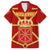 Navarre Flag Family Matching Short Sleeve Bodycon Dress and Hawaiian Shirt Autonomous Community of Spain - Wonder Print Shop