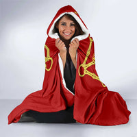 Navarre Flag Hooded Blanket Autonomous Community of Spain - Wonder Print Shop