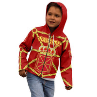 Navarre Flag Kid Hoodie Autonomous Community of Spain - Wonder Print Shop