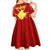 Navarre Flag Kid Short Sleeve Dress Autonomous Community of Spain - Wonder Print Shop
