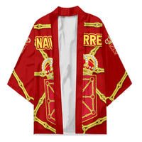 Navarre Flag Kimono Autonomous Community of Spain - Wonder Print Shop