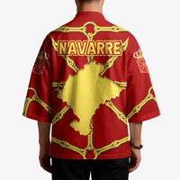 Navarre Flag Kimono Autonomous Community of Spain - Wonder Print Shop