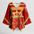 Navarre Flag Kimono Sleeve Blouse Autonomous Community of Spain - Wonder Print Shop